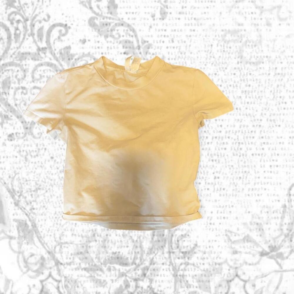 white baby tee